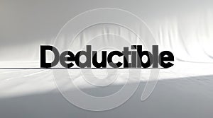 Understanding the concept of deductible in financial contexts and implications photo