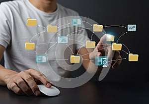 Understanding data management system for efficient workflow and document organization and data sharing