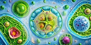 Understanding Osmosis A Microscopic Look at Hypertonic Isotonic and Hypotonic Solutions in Cell Biology photo