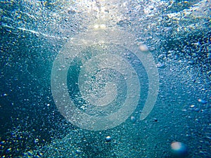 Underwater air bubbles