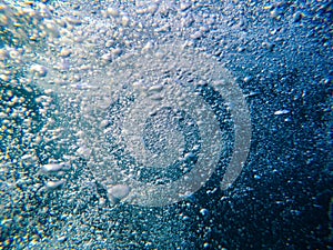 Underwater air bubbles