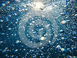 Underwater air bubbles