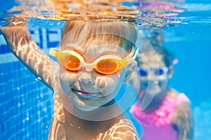 Underwater boy