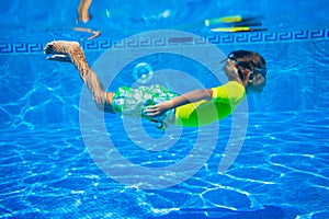 Underwater boy