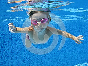 Underwater child