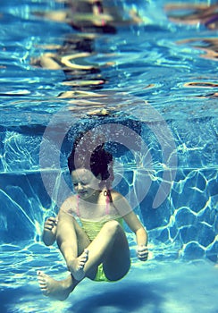 Underwater girl