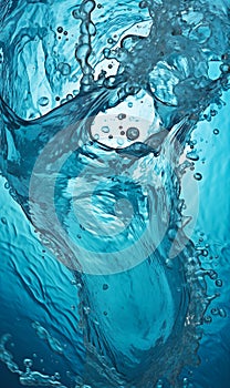 Underwater Greed: A Closeup of Iconic Bubbles and a Centered Fac