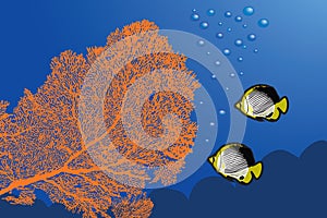 Underwater landscape