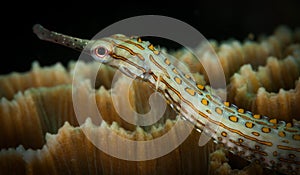 Underwater macro life in the famous Lembeh Straits of North Sulawesi, Indonesia