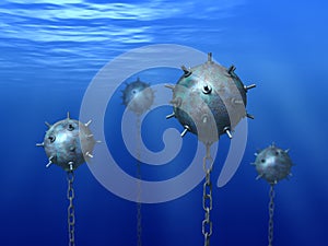 Underwater mines