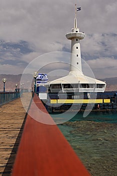 Underwater observatory.Eilat.Israel.