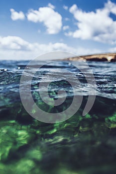 Underwater outside Favignana