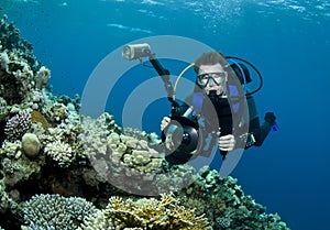 Underwater photographer