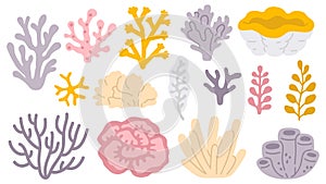 underwater plants set