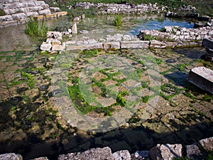 Underwater ruins of Limyra, Turkey