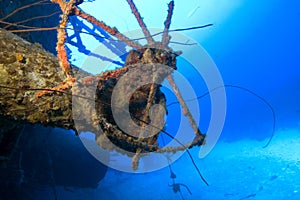 Underwater Shipwreck, Bonaire