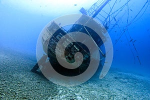 Underwater Shipwreck, Bonaire