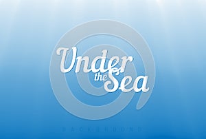 Underwater vector background