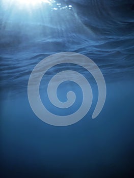 Underwater View Sea Surface