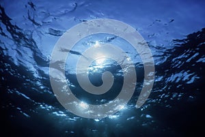 Underwater View Sea Surface