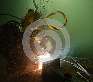 Underwater welding in deep ocean depths