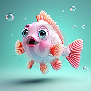 Underwater Whimsy: Highly Detailed 3D Rendering