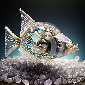 UnderwaterJewelry World featuring a precious vanished fish going around.