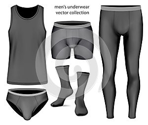 Underwear vector collection for men