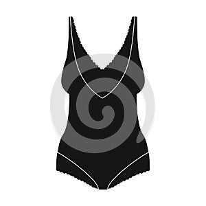 Underwear vector icon.Black vector icon isolated on white background underwear.