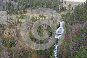 Undine Falls at Yellowstone National Park