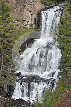 Undine Falls at Yellowstone National Park