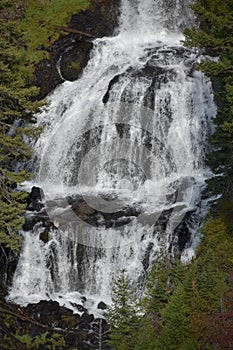 Undine Falls at Yellowstone National Park