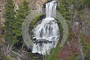 Undine Falls at Yellowstone National Park