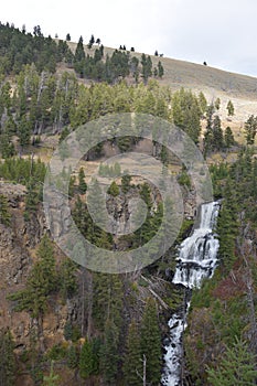 Undine Falls at Yellowstone National Park