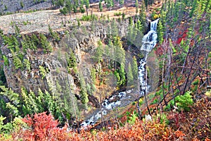 Undine Falls Yellowstone National Park