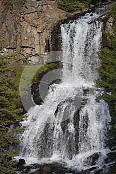 Undine Falls at Yellowstone National Park