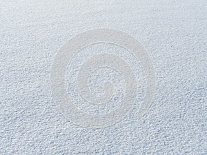 Undisturbed snow texture