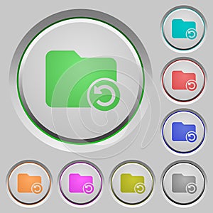 Undo folder operation push buttons