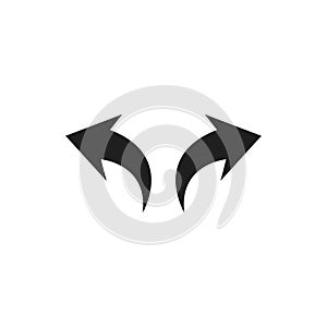 Undo and redo icon vector illustration