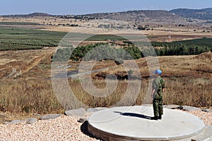 UNDOF soldiers in Golan Heights