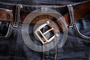 Undone belt buckle