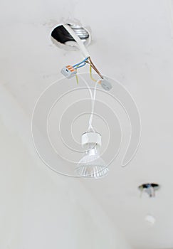 Undone halogen light bulbs