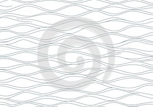 Undulating lines create a seamless, wave-like pattern on a white background
