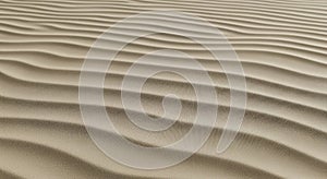 Undulating, parallel ridges of fine, light