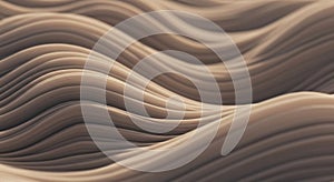 Undulating, smooth waves create a harmonious pattern. The surface appears soft and