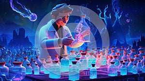 Unearthing the boundless joy of scientific exploration in a captivating laboratory setting.