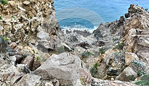 The unearthly slope of the Aegean Sea