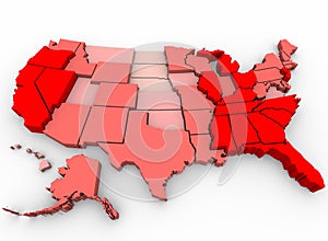 Unemployment Rates - United States Map