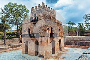 UNESCO Fasilides Bath, Gondar Ethiopia, Africa culture architecture