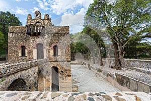 UNESCO Fasilides Bath, Gondar Ethiopia, Africa culture architecture